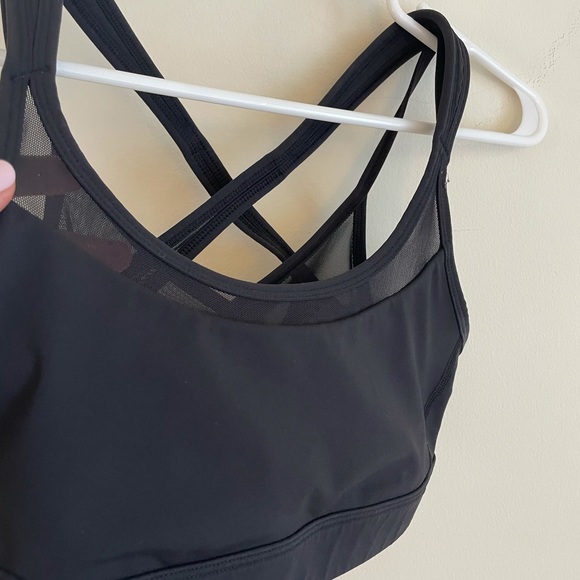 Lululemon // black mesh bra - Picture 2 of 5